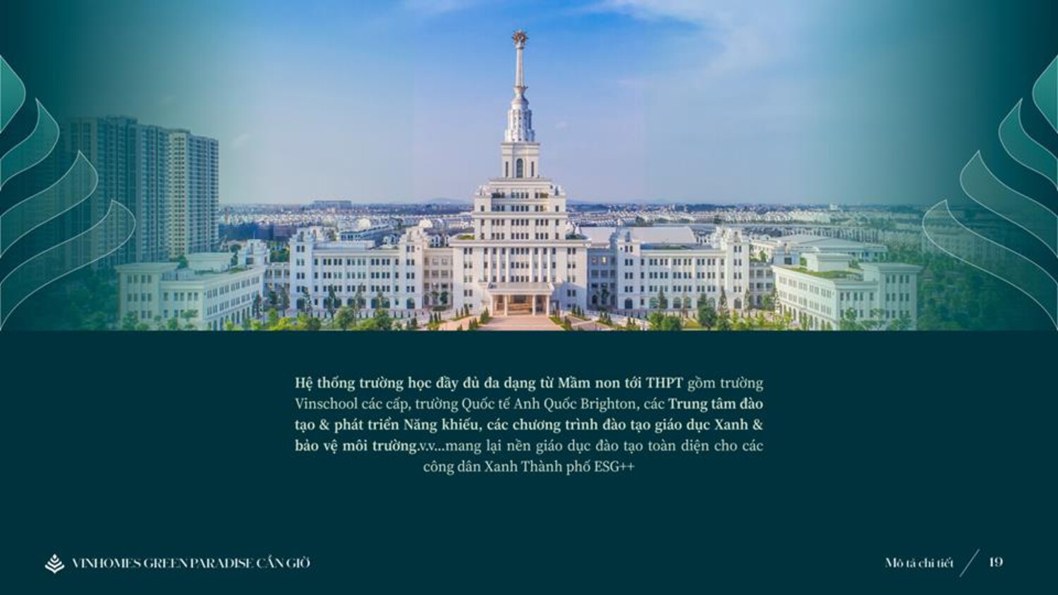 Hệ sinh thái xã hội Vinhomes Green Paradise