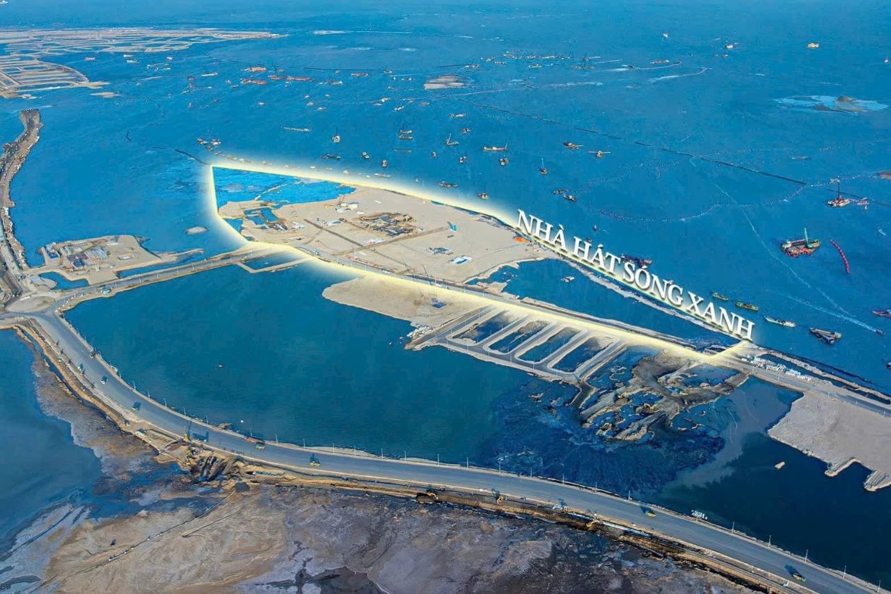 Góc bay toàn cảnh Vịnh Tiên và Vịnh Ngọc ngày 31 tháng 3 năm 2026
